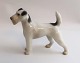 Bing & 
Grøndahl. 
Ruhåret Fox 
terrier. Model 
2072. Længde 10 
cm. (1 
sortering).