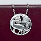 Georg Jensen; Halskæde af sterlingsølv #98 med ...