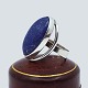 Niels Erik From; Ring i sterling sølv med lapis lazuli