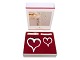 Royal Copenhagen Christmas
Two white hearts with gold