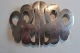 An antique belt buckle made of new silwerWith a very beautiful decorStamp: NS og XL: 9,5cm ...