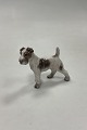 Royal 
Copenhagen 
Figur Ruhåret 
Foxterrier No. 
1118