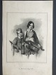 Emilius 
Bærentzen 
(1799-1868):
"I Guds Navn" 
1845.
Litografi på 
papir.
Efter maleri 
af ...