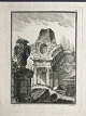 Giovanni 
Battista Natali 
(1698-1765):
Studie af 
antikke 
monomenter.
Kobberstik på 
...