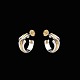 Georg Jensen. Øreringe i 18k Hvidguld og guld #1488 - MagicTegnet af Regitze ...