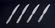 Georg Jensen 
"Acanthus". A 
set of four 
short-handled 
dinner knives.
Sterling 
silver.
Stainless ...