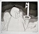 Ravn, Lars 
(1959 - ) 
Danmark: 
Komposition, 
1989. Radering. 
Signeret: LR 
1989. 6/10. H: 
16,5 cm. ...