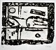 Ravn, Lars 
(1959 - ) 
Danmark: 
Komposition, 
1989. Radering. 
Signeret: LR 
1989. 6/10. H: 
16,5 cm. ...