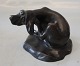 Bronze - 
Blodhundehvalp 
"Pedro"  
Signeret JG DK 
Jean René 
Gauguin 1911