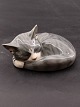 Royal 
Copenhagen 
sovende kat 422 
 1.sortering 
emne nr. 611318