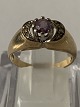 Guldring med Ametyst og Brillanter 14 karat
Ring størrelse 54