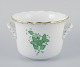 Herend, Ungarn. 
Chinese Bouquet 
Apponyi Green, 
urtepotteskjuler 
af porcelæn. 
Med ...