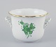 Herend, Ungarn. 
Chinese Bouquet 
Apponyi Green, 
urtepotteskjuler 
af porcelæn. 
Med ...
