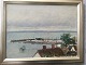 Otto Olsen 
(1905-66):
Kystparti 
Marielyst.
Olie på lærred
Sign.: Otto 
Olsen.
26x36 ...