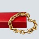 BNH; Bracelet of 14k gold, w. 9 mm