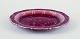 Wilhelm Kåge for Gustavsberg.“Argenta” ceramic dish.Rare bordeaux ...