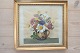 Lille indrammet 
blomsterakvarel, 
sign. Frankrig 
1930.