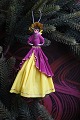 Old Christmas 
tree ornament, 
nice lady made 
of colored 
crepe paper. 
H: 13cm.