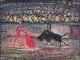 Ubekendt 
europæisk 
kunstner, olie 
på lærred.
Motiv af 
matador i 
tyrefægterarena.
 
Abstrakt ...
