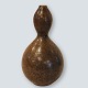 Axel Salto for Royal Copenhagen; Vase i gourd form med solfatara glasur. Model #020741H. 19,5 ...