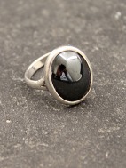 N E From sterling slv ring med blodsten