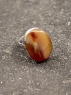 Sterling slv ring med solsten