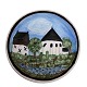 Søholm, 
Bornholm, 
Østerlars 
rundkirke. Nr. 
456. Diameter 
23 cm. God 
stand. Pris: 
175 kr.