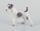 Dahl Jensen, 
porcelænsfigur 
af Foxterrier.
Underglasur.
1930/40’erne.
Model: ...