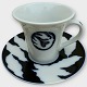 Rosendahl, Lin 
Utzon, H.C. 
Andersen, 
Kaffekop med 
underkop, Den 
lille havfrue, 
Højde 8cm ...
