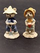 Et par B&G 
teddy bjørne 
Victoria og 
Victor 1999  
emne nr. 614310