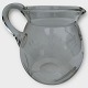 Glaskande med 
slibninger, 
højde 15cm, 
bredde ca. 
18cm, pæn stand
