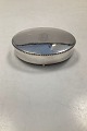Cort Hannibal oval Silver Jewelry Box, 380 S Nice condition outside, but worn silk interior ...