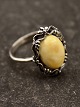 Sterling sølv 
ring med ben 
størrelse 60 
emne nr. 614927