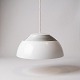 The AJ Royal 
pendant lamp 
was designed by 
Arne Jacobsen 
in 1957 as part 
of the overall 
design ...