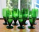 Grønne glas. 
Gode til en 
aperitif. Højde 
12 cm. Diameter 
5 cm. Enkelte 
brugsspor på 
kanterne. ...