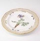 Frokosttallerken – Dek. Nr. 20/3554 – Kongelig Flora Danica – Royal Copenhagen, 
1960’erne
