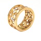 Ole Lynggaard 
fletring i 14kt 
guld prydet med 
5 brillanter
Ringbredde: 
11mm. Ringstr: 
54
Ole ...