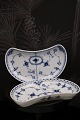 Royal Copenhagen Blue Fluted Half Lace, crescent-shaped dish. 
RC# 1/559...