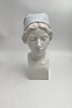 Bing og 
Grøndahl Art 
Nouveau Buste 
af en ung pige 
No. 1549