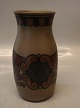 Brun Vase 19 cm 
Skønvirke 
dekoreret #89 
L. Hjorth 
Bornholm 
Danmark
Bornholm, L. 
Hjorth Keramik 
...