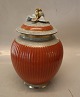 212-2781 Kgl. 
Lågkrukke med 
gråt, orange og 
guld 25 cm 
Lågvase 
Craquelé fra  
Royal 
Copenhagen I 
...