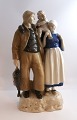 Bing & Grøndahl. Porcelænsfigur. Fisker familie. Model 2025. Højde 31 cm. (1 
sortering).