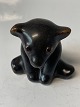 Brown bear with arms in front L. Hjorth.
Bornholm pottery.