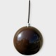 E. S. Horn A/S, 
Brune 
kuglelamper i 
den tykke 
metalkvalitet, 
enkelte mindre 
brugsspor, 14cm 
i ...