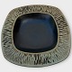 Hedehus 
Keramik, skål 
fra 1960'erne, 
17,5x17,5cm, 
#24-0, pæn 
stand
