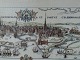 Stort indrammet 
broderi af det 
gamle København 
/ Hafnia, Fra 
Håndarbejdets 
fremme, Mål: 
...