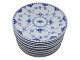 Royal 
Copenhagen 
Musselmalet 
Helblonde, 
sildetallerken.
Dekorationsnummer 
620.
3. ...