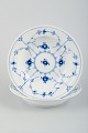 Royal 
Copenhagen 
Musselmalet 
Riflet. 
To dybe 
tallerkner.
Modelnummer 
1/168. 
Datering: Ca. 
...