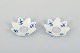 To 
lysmanchetter, 
Meissen, 
løgmønstret.
To 
porcelænslysmanchetter 
fra Meissen, 
hvidglasur med 
...