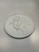 Bertel 
Thorvaldsen 
bisquit platte 
Bing og 
Grøndahl Natten 
No. 123. Efter 
relief 
modelleret i 
Rom ...